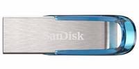 SanDisk Ultra Flair USB atmintukas 128 GB USB A tipo 3.2 Gen 1 (3.1 Gen 1) Mėlyna, Sidabras