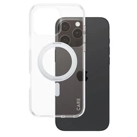 CARE by PanzerGlass Funkcinis dėklas telefonui su stovu iPhone 16 Pro Max 6.9" sidabrinis/sidabrinis Magnetinis 1328
