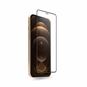 Crong 3D Armor Glass 9H grūdintas apsauginis ekrano stiklas, skirtas iPhone 12 Pro Max su antibakterine apsauga, su montavimo rėmeliu