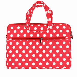 Wonder Dėklas nešiojamam kompiuteriui 15–16 colių raudonas polka-dot