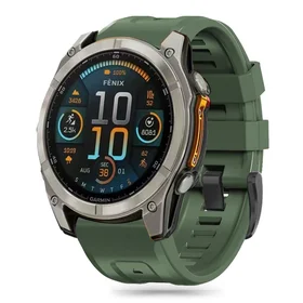 Tech-Protect silikoninis dirželis Garmin Fenix 5S / 5S PLUS / 6S / 6S Pro / 7S / 8 (43MM) - žalias