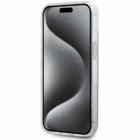 DKNY IML Mono ir juostelės Magnetinis dėklas iPhone 15 / 14 / 13 - rožinė