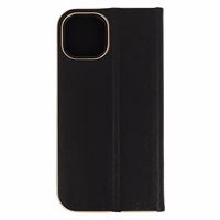 Knygos dėklas su rėmeliu Iphone 12 Pro juodas