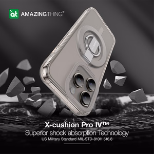 Amazing Thing Titan Pro Mag žiedo laikiklio dėklas 10FT IP156.1PTRGY Iphone 15 Pro titano