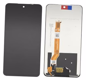 Ekranas Realme C65 4G/5G/C75 5G/Oppo A60 4G/5G/A40/A80/A5 4G/5G/A5 Pro 4G/5G/A5x 4G su lietimui jautriu stikliuku Black ORG