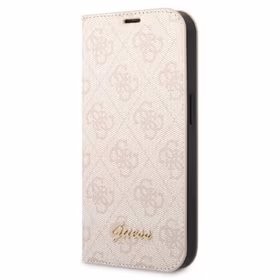 Guess GUBKP14XHG4SHP iPhone 14 Pro Max 6.7 "rožinė / rožinė knyga 4G Vintage Gold Logo