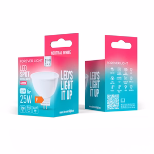 Forever Light LED Bulb GU5,3 MR16 2.5W 250lm 4000K 12V class F
