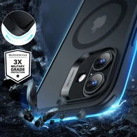 ESR Classic Hybrid Halolock MagSafe dėklas rinkinys + grūdintas stiklas iPhone 16 - pusiau permatomas