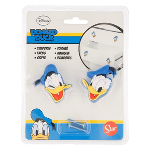 Donald Duck baldų rankenėlės, 2 vnt.