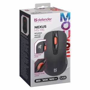 PELĖ DEFENDER NEXUS MS-195 RF tylioji juoda