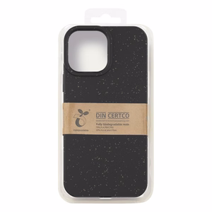 Dėklas telefonui Eco Case iPhone 14 Plus silikoninis biodegraduojantis dėklas - juodas