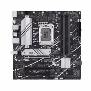 Asus Prime B760M-AD4-CSM Motherboard, Intel B760, LGA1700, Micro-ATX, DDR4, 4 Slots, 2xM.2