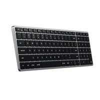 Belaidis keyboard QWERTY Satechi Slim X2 ST-BTSX2M space pilkas