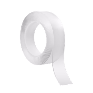 Rebel transparent double-sided mounting tape, 1 mm x 25 mm x 2 m