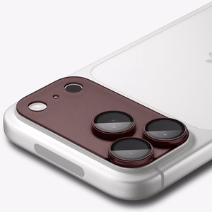 Spigen Optik Pro XL GLAS.TR EZ FIT grūdintas stiklas, skirtas iPhone 18 Pro Max, tamsiai vyšninės spalvos