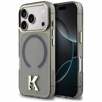 Karl Lagerfeld IML K Head Logo MagSafe Dėklas for iPhone 17 Pro Max - juodas