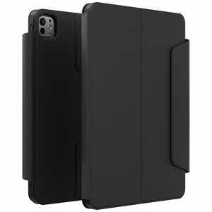 Uniq Rovus Snapmount Magnetinis 360 Sukamas Nuimamas dėklas iPad Pro 13" 2024 (7-os kartos) - juodas