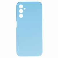 Silicone Lite dėklas telefonui Samsung Galaxy A14 4G/5G šviesiai mėlynas