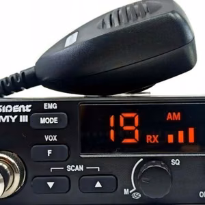 President Jimmy III AM/FM CB radijas Juodas