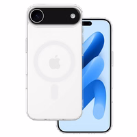 Iphone 17 Air - skaidrus akrilinis magnetinis dėklas telefonui