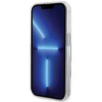 Karl Lagerfeld KLHMP15XHMRSKCH iPhone 15 Pro Max 6.7" baltas kietasis dėklas su žiediniu stovu Karl&Choupette MagSafe