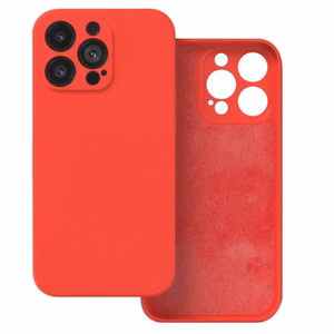 Dėklas "Silicone" Xiaomi Redmi Note 13 Pro 4G / Poco M6 Pro 4G raudonas