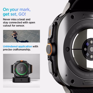 Dirželis SPIGEN FIT LITE SAMSUNG GALAXY WATCH ULTRA (47 MM) juodas
