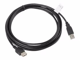 Lanberg USB 2.0 ilginamasis laidas 3m juodas