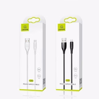 USAMS Laidas U18 microUSB 2A Fast Charge 1m baltas SJ268USB02 (US-SJ268)