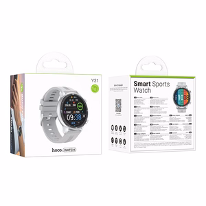 Išmanieji laikrodžiai Hoco Y31 (1,46" TFT IP67) (call vers) sidabriniai