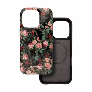 FORCELL F-PROTECT Mirage, karinio lygio dėklas su MagSafe, suderinamas su IPHONE 15 PRO MAX rožinė drama