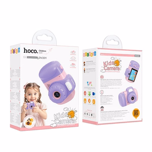 Skaitmeninė vaikiška kamera Hoco 2MP 2,4" Full HD DV201 rožinė