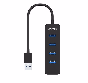 UNITEK H1117A aktyvus USB-A šakotuvas 4x USB-A 3.1, 10W