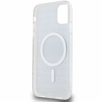 DKNY IML mono ir juostos magnetinis dėklas iPhone 11 / Xr - juodas