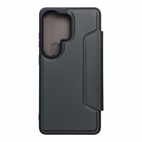 RAZOR knygos tipo dėklas SAMSUNG S26 Ultra telefonui, tamsiai žalias