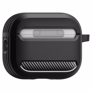 Spigen Rugged Armor dėklas AirPods 3 - matinės juodos spalvos