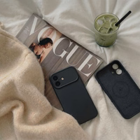 Tech-Protect Silicone magnetinis dėklas telefonui iPhone 17 - juodas