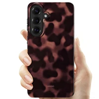 Tech-Protect Lamano MagSafe Case for Samsung Galaxy S26 - Brown and Black