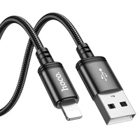 Kabelis USB-A į Lightning Hoco 2,4A 3 m X91 juodas