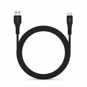 Kabelis FORCELL F-ENERGY C341 USB A į Micro USB QC3.0 2,4A 18W Silikoninis 1 m juodas (m)