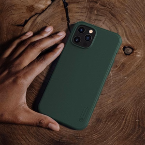 Nillkin Super Frosted Shield Pro dėklas, skirtas Apple iPhone 12 Pro Max, raudonas