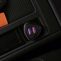 FORCELL F-ENERGY Carbon CC50-2A automobilinis įkroviklis 2 x USB A QC3.0 3A 36W juodas