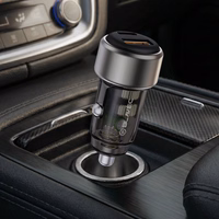 Blavec Automobilinis įkroviklis BS-05B Nitro - USB + Type C - QC 3.0 18W PD 65W (CCBS05BN-UCB) juodas