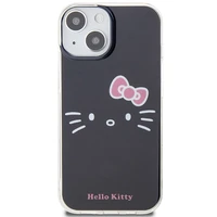 Hello Kitty IML Kitty Face dėklas telefonui iPhone 15 - juodas