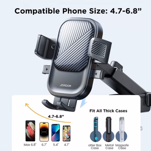 Car Holder Joyroom "JR-OK6" Black (not magnetic / sticky pad)