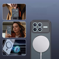 "Tech-Protect MagMat MagSafe" dėklas "Xiaomi Poco F8 Pro" - juodas