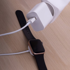 "Forever MASM-100" belaidis įkroviklis "AppleWatch" laikrodžiui 3W, baltas