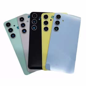 Galinis dangtelis suderinamas su Samsung S721 S24 FE / Yellow / (su kameros lęšiu) OEM