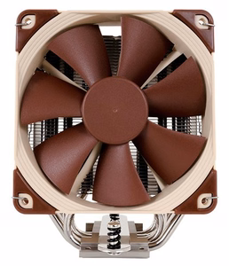 Noctua NH-U12S kompiuterio aušinimo komponentas procesoriaus aušintuvas 12 cm rudos spalvos, nerūdijantis plienas