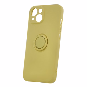Dėklas telefonui su piršto laikikliu iPhone 11 geltonas